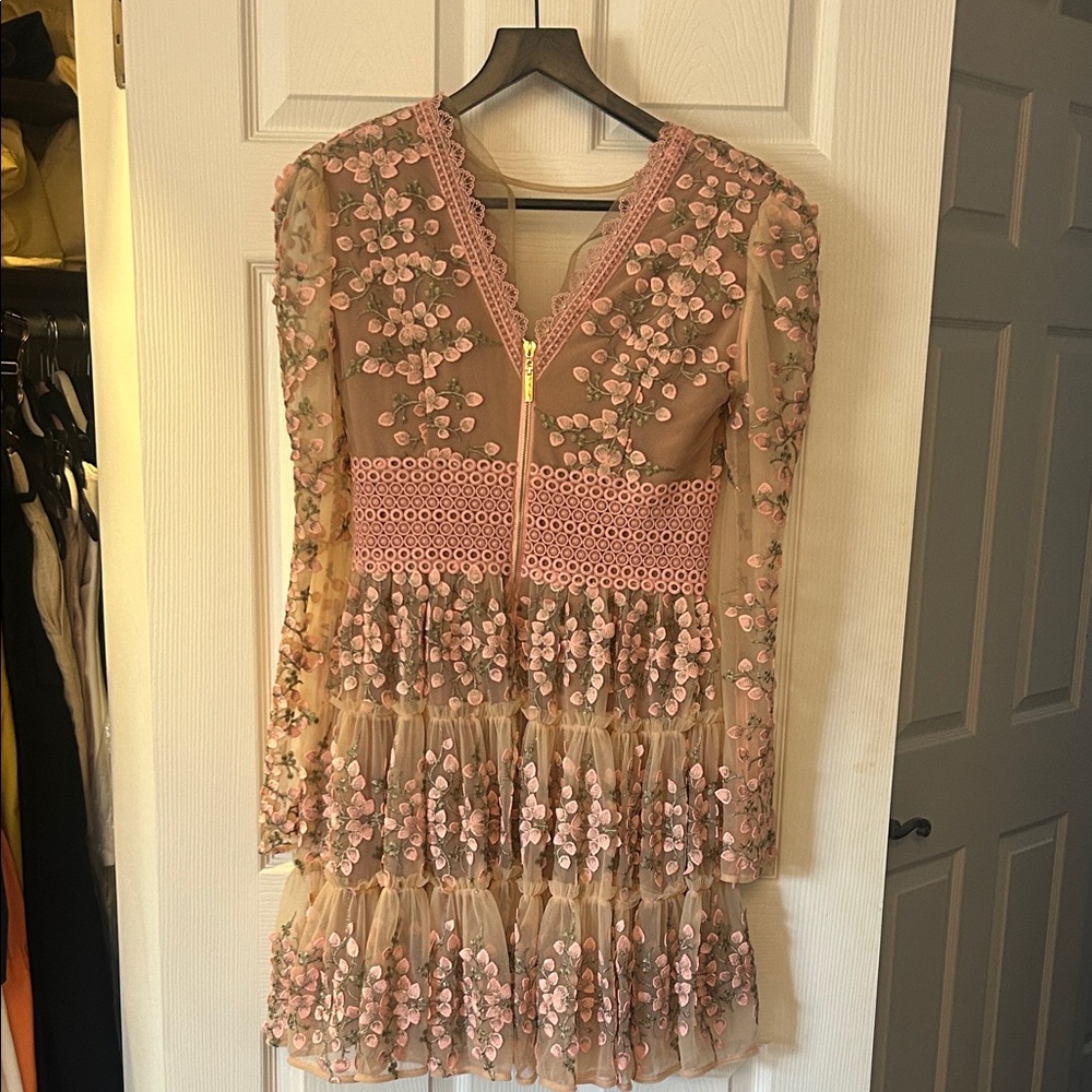 Bronx and Banco Megan mini dress in rose - Picture 2 of 3